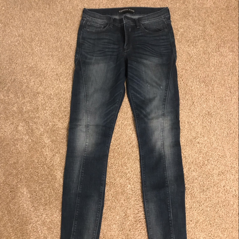 Express Denim Leggings